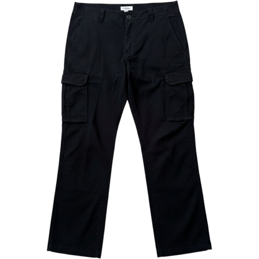 Goodfellow & Co Mens Black Cotton Stretch Cargo Pants Straight Leg 33x30 Utility